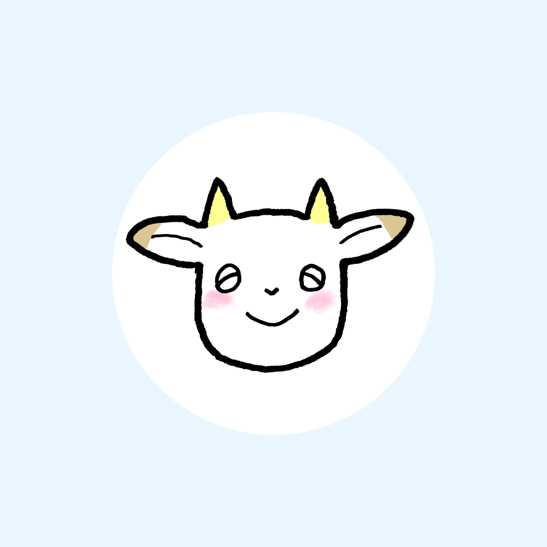 LinestampWhiteGoat